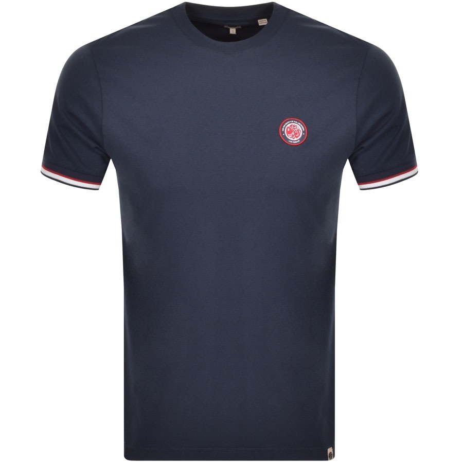 Alternative Image for ProductPretty Green Like Minded Crew Neck T Shirt Navy1